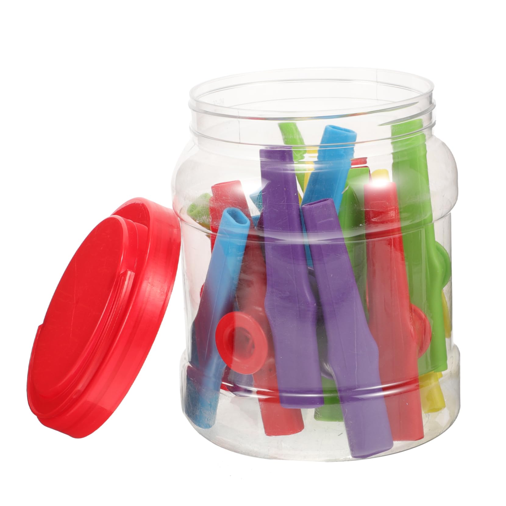 FUNOMOCYA Bucket Plastic Kazoos Small Musical Instruments for Music Performance for Guitar Ukulele Accompaniment present for Adults Lightweight Portable Kazoos