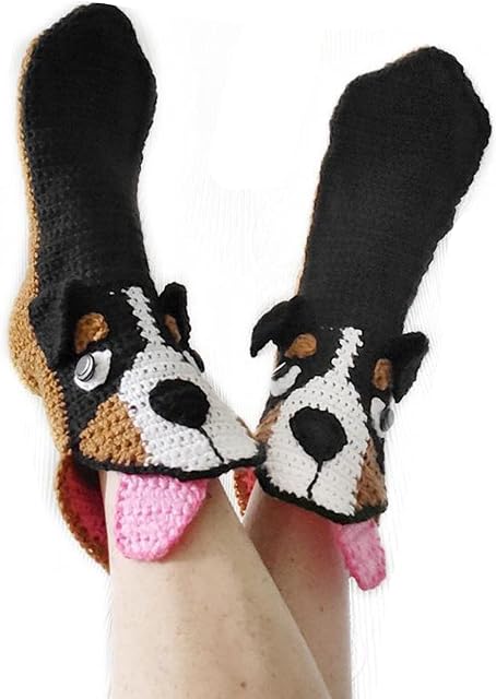 Funny Socks Knit 3D Animal Crocodile Socks Whimsical AlligatorThick Knit Cuff Winter Warm Floor Socks