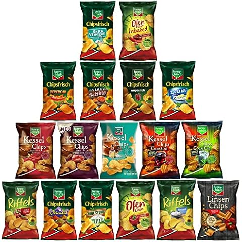 funny frisch 17er Party Mix - 17 Tüten funny frisch Chips Cover