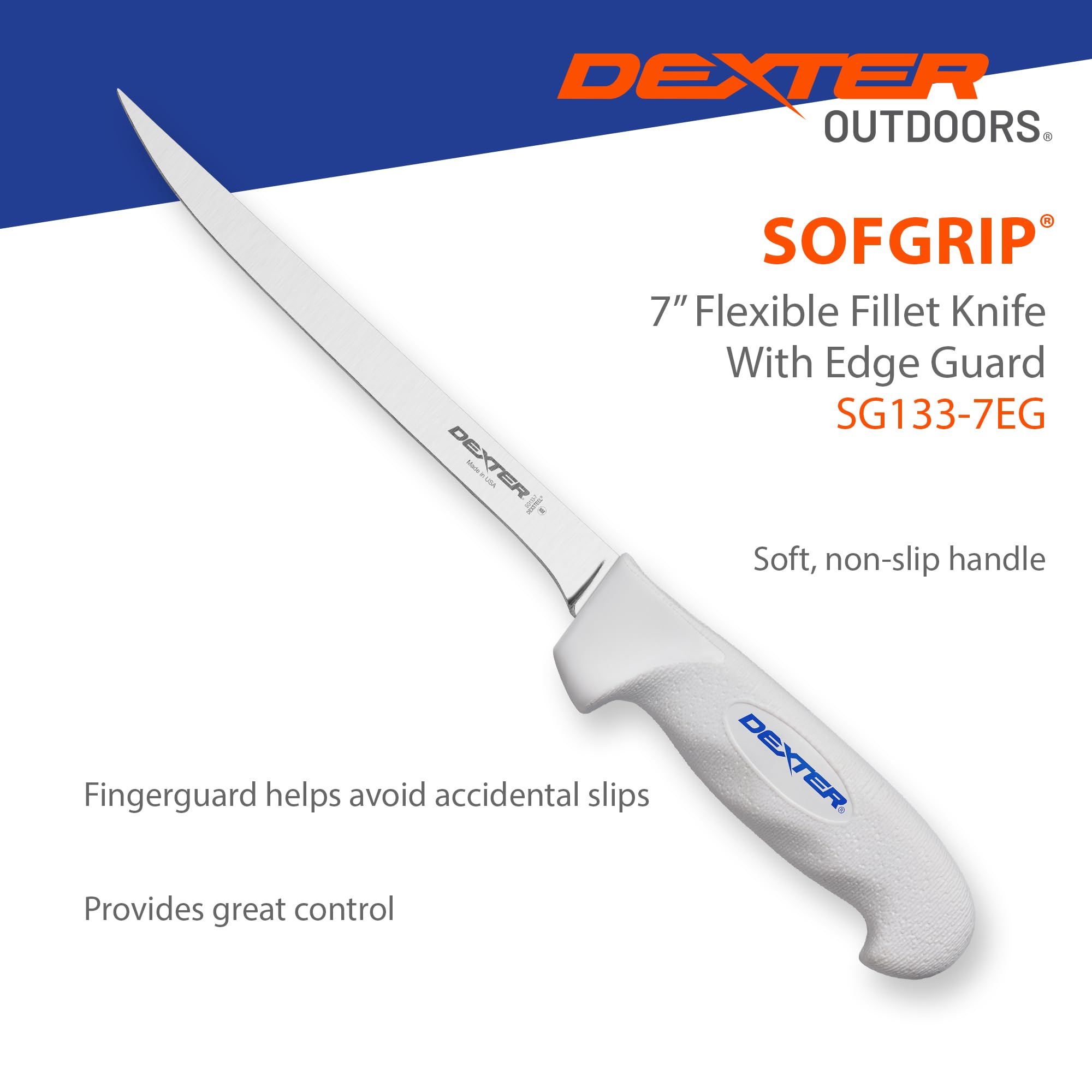Dexter Outdoors SOFGRIP Filetmesser mit Kantenschutz