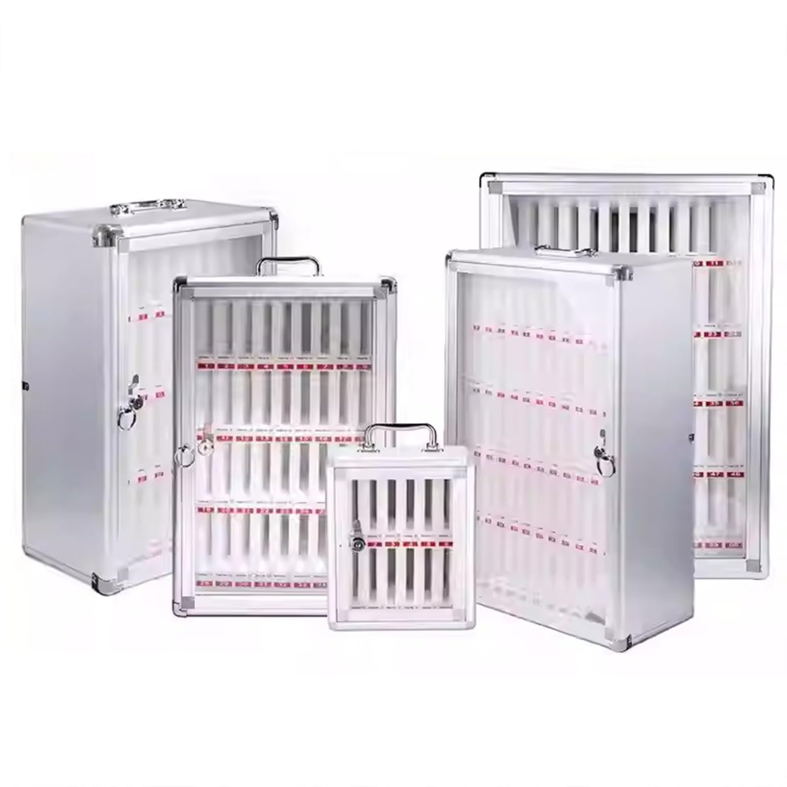 Armario para Guardar teléfonos móviles con Capacidad para 1260 teléfonos. Caja Fuerte Mural con Cerradura para escuelas Ems y hospitales. Solución portátil para la stión de Grs v