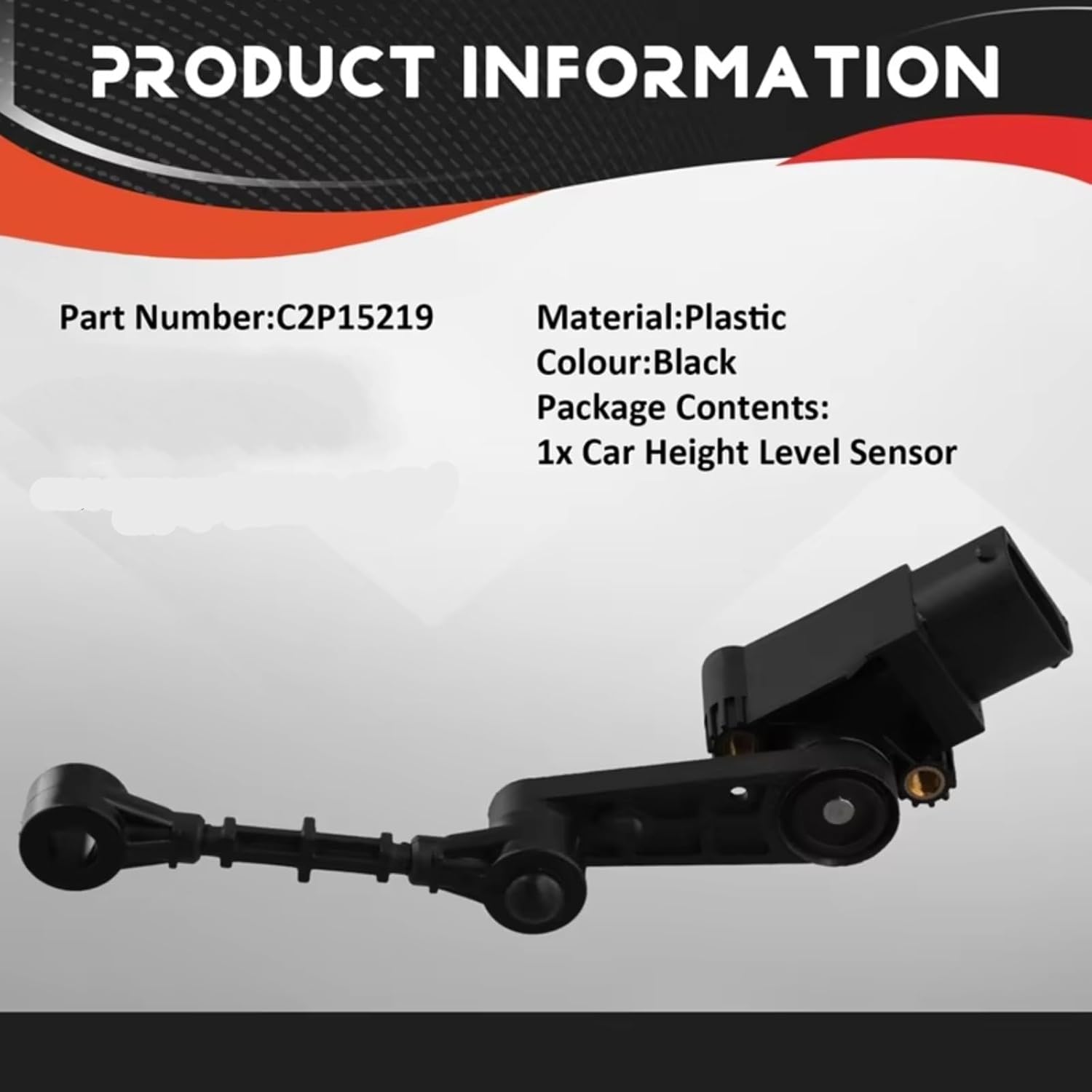 Suspension height sensor For Jaguar For XJ 2010 2011 2012 2013 2014 2015 2016 2017 2018 Car Rear Left Height Level Sensor C2P15219