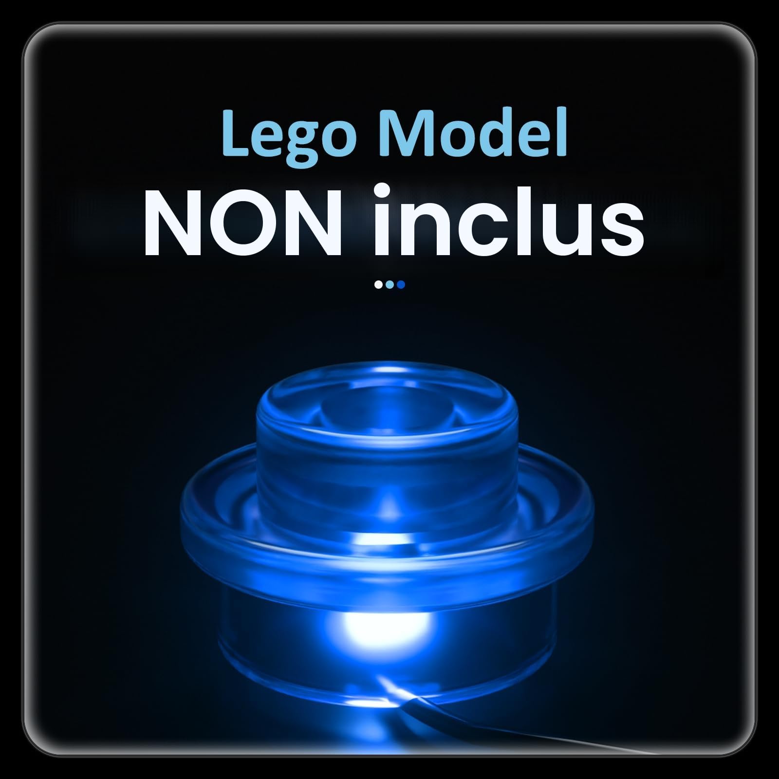 YEABRICKS Lampe LED pour Lego-21061 Architecture Notre-Dame de Paris, modèle de blocs de construction (Lego Set non inclus)