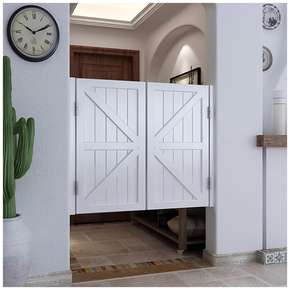 Porte battante intérieure en bois massif, portes à charnières pour couloir, cuisine, magasin ou bar, mécanisme de fermeture automatique, porte d'entrée parfaite