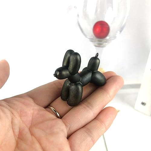Miniatura 4 de Molde de silicona para perros con globos, 2 moldes de resina para perros en 3D, lindo molde de silicona para perros y cachorros para decoración