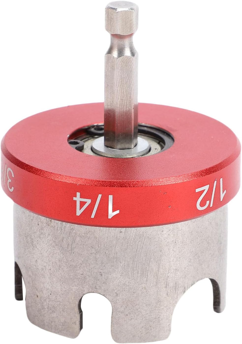 Asixxsix Threaded Rod Nut Runner, Nut Spinning Drill Attachment Hex Shank Nut Driver Extractor for 1/4" 3/8" 1/2" Threaded Rod, for Fast Nuts and Bolt Removal