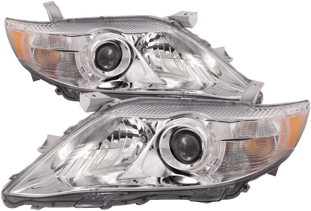 CarLights360: For Toyota Camry Headlight Assembly 2010 2011 Driver Side DOT Certified w/Bulbs-Replacement for TO2502191 Vehicle Trim: LE; XLE;