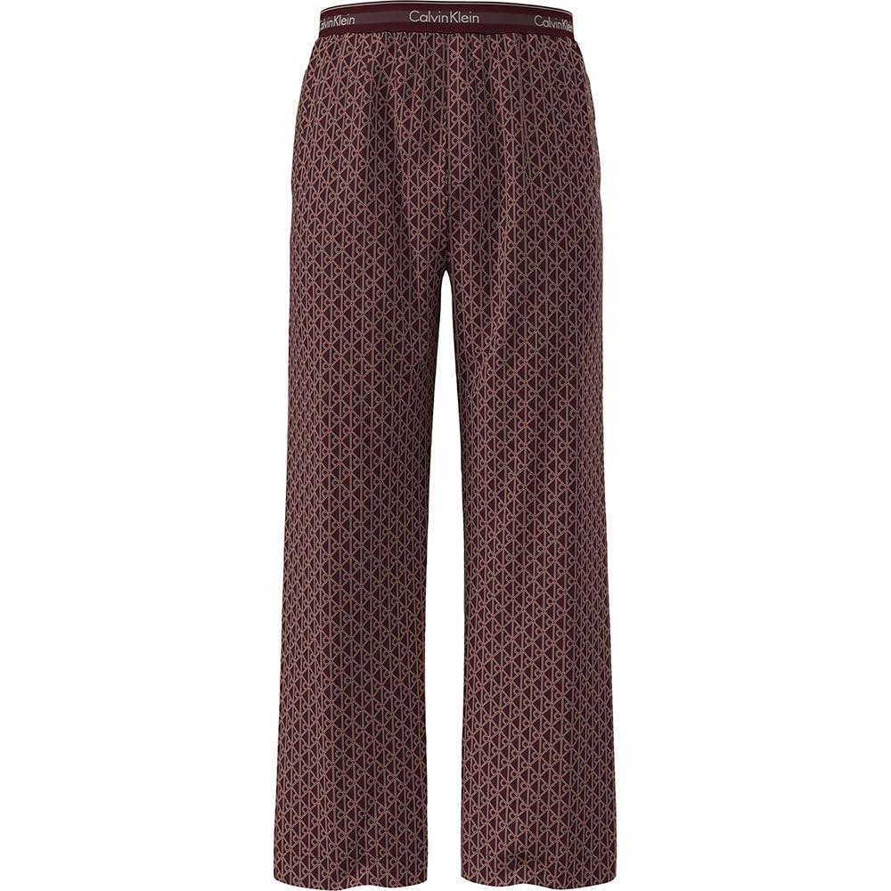 Calvin Klein Set de Pijama Hombre tee Pant Set Largo, Multicolor (Black Top W/Bijou Modern Bijou Mo), S