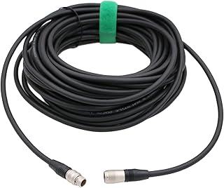 HangTon Zoom Focus Controller Extension Cable for Canon CN-E 18-80mm 70-200mm Servo Lens to VariZoom VZPGC20 Hirose 20 Pin Female Male 15M