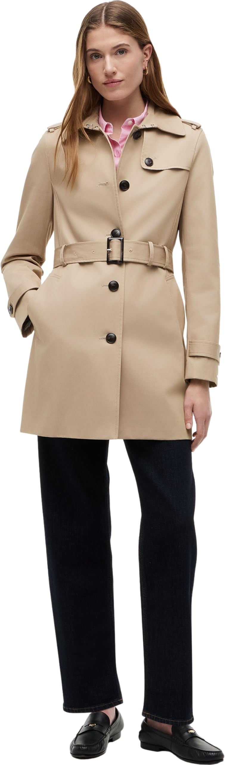 Tommy Hilfiger Donna Giacca Heritage Single Breasted Trench Giacca da Mezza Stagione