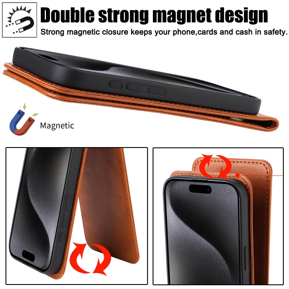 Étui Portefeuille En Cuir PU Pour Xiaomi 15T Pro 5G - Avec Emplacements Cartes Et Fermeture Magnétique - Bleu