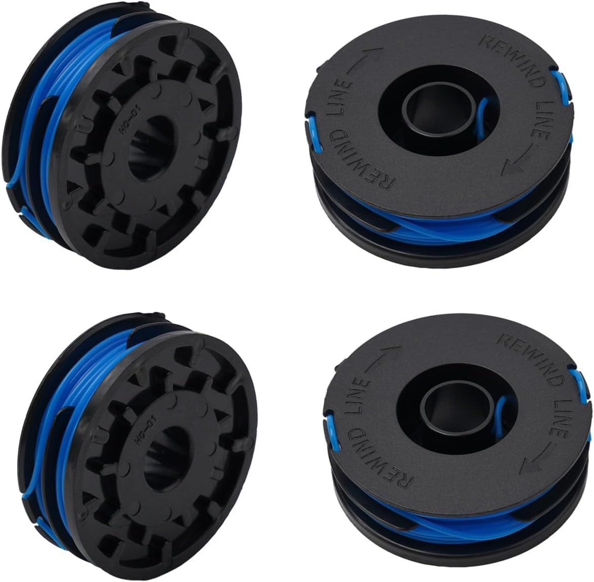 Daaxing Strimmer Spool Line Replacement for Spear and Jackson GT450, GT600, N1F-GT-280/450-D, S6030ET,Strimmer Spool Grass Trimmer Spool Accessories (4PCS)