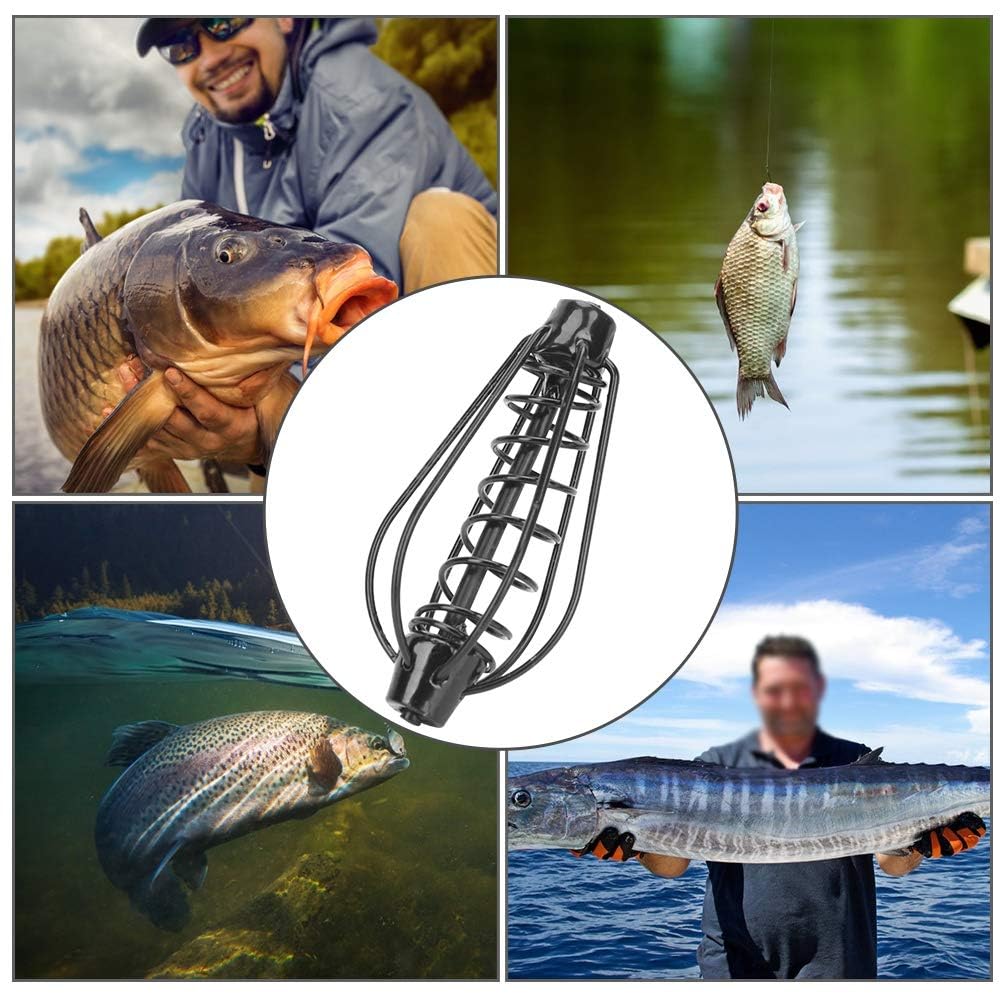 8pcs Spring Feeder, Carp Bait Holder, Bream Fishing Tackle, 15g