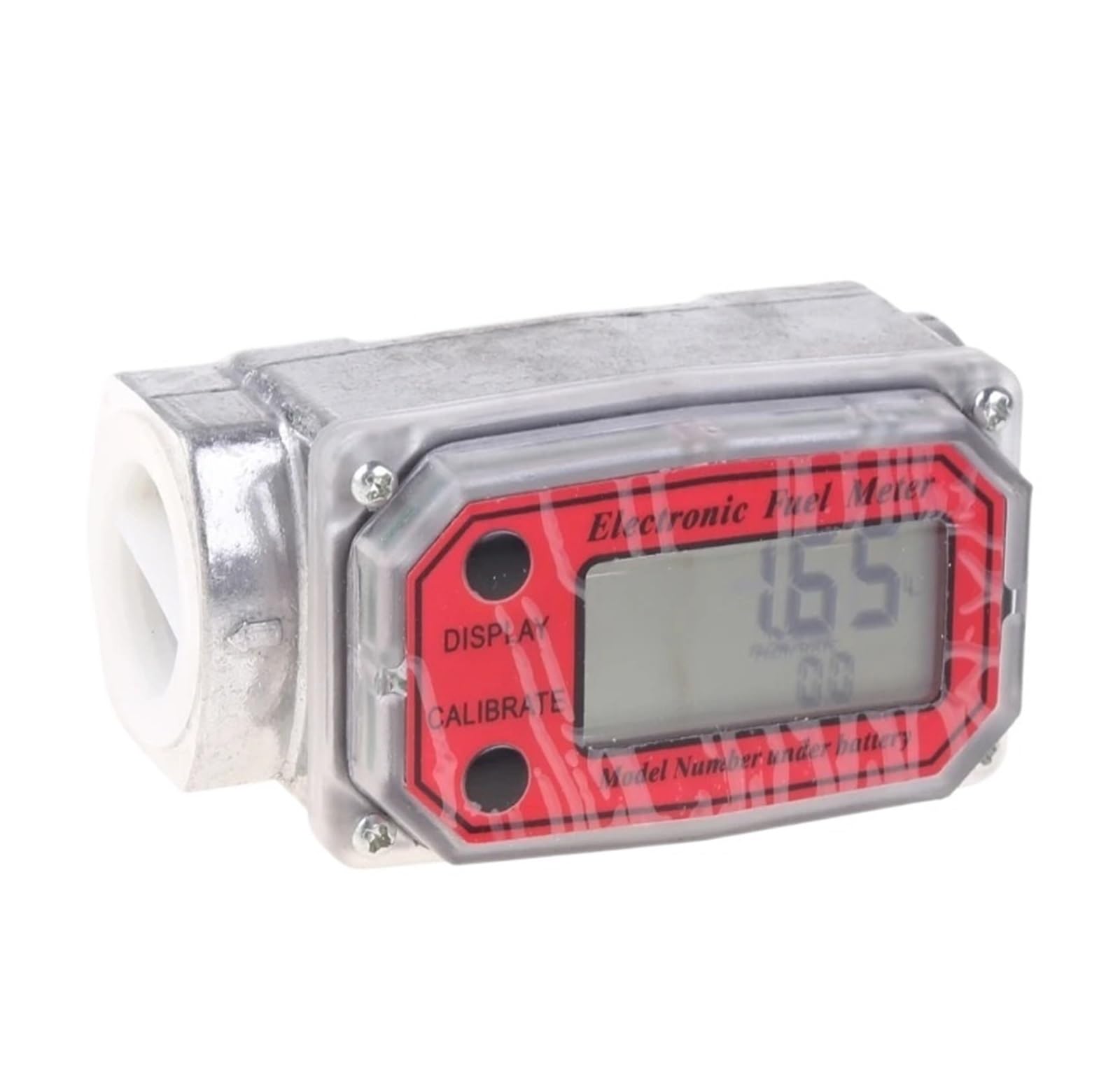 Flow Sensor Meter Digital Pipeline Water Flow Micro Digital Flowmeter Digital Liquid Crystal Display Instrument Display Chip Accessories Electronic Digital Flowmeter Plastic