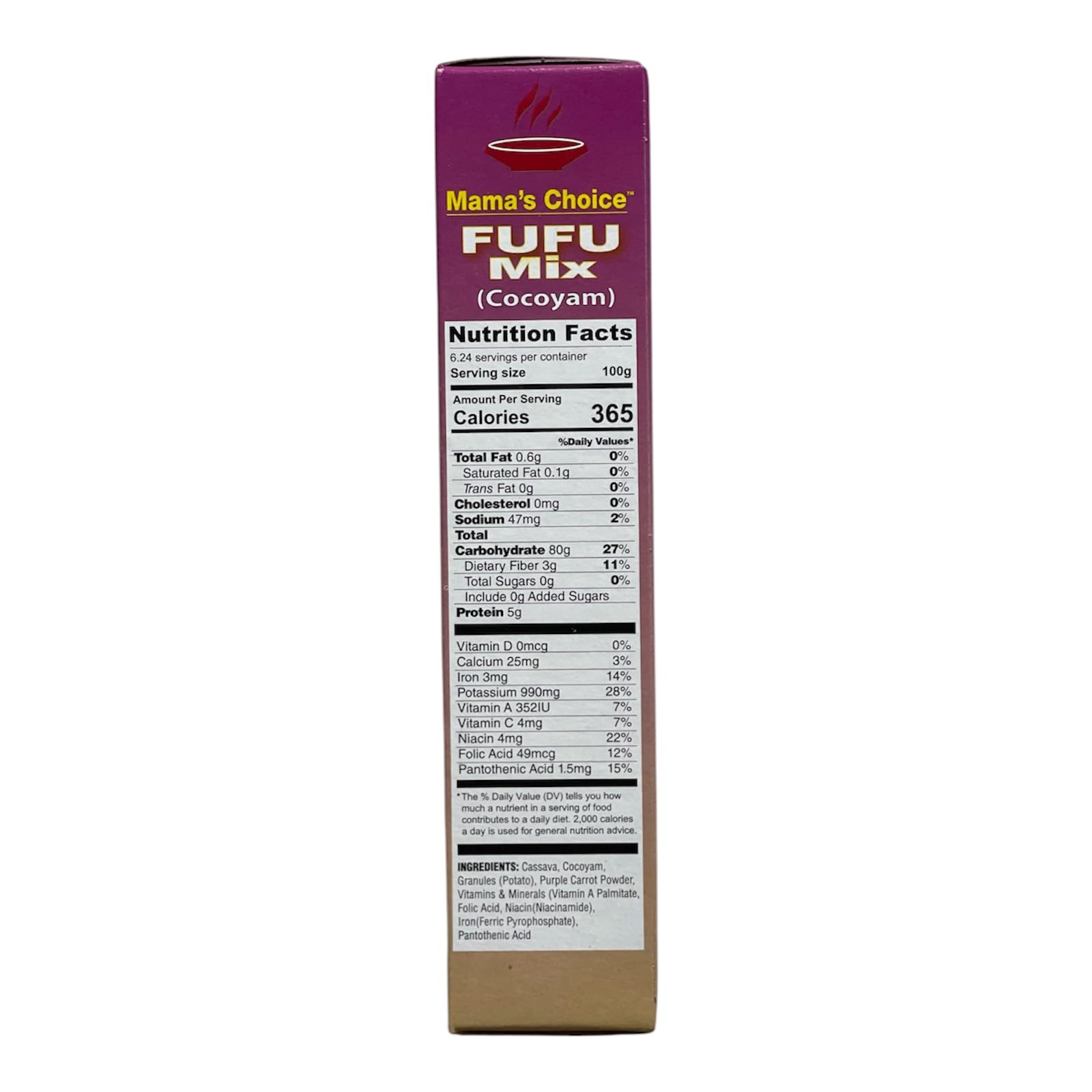 Amazon.com : Gluten Free Fufu Mix with Cocoyam, Enriched African