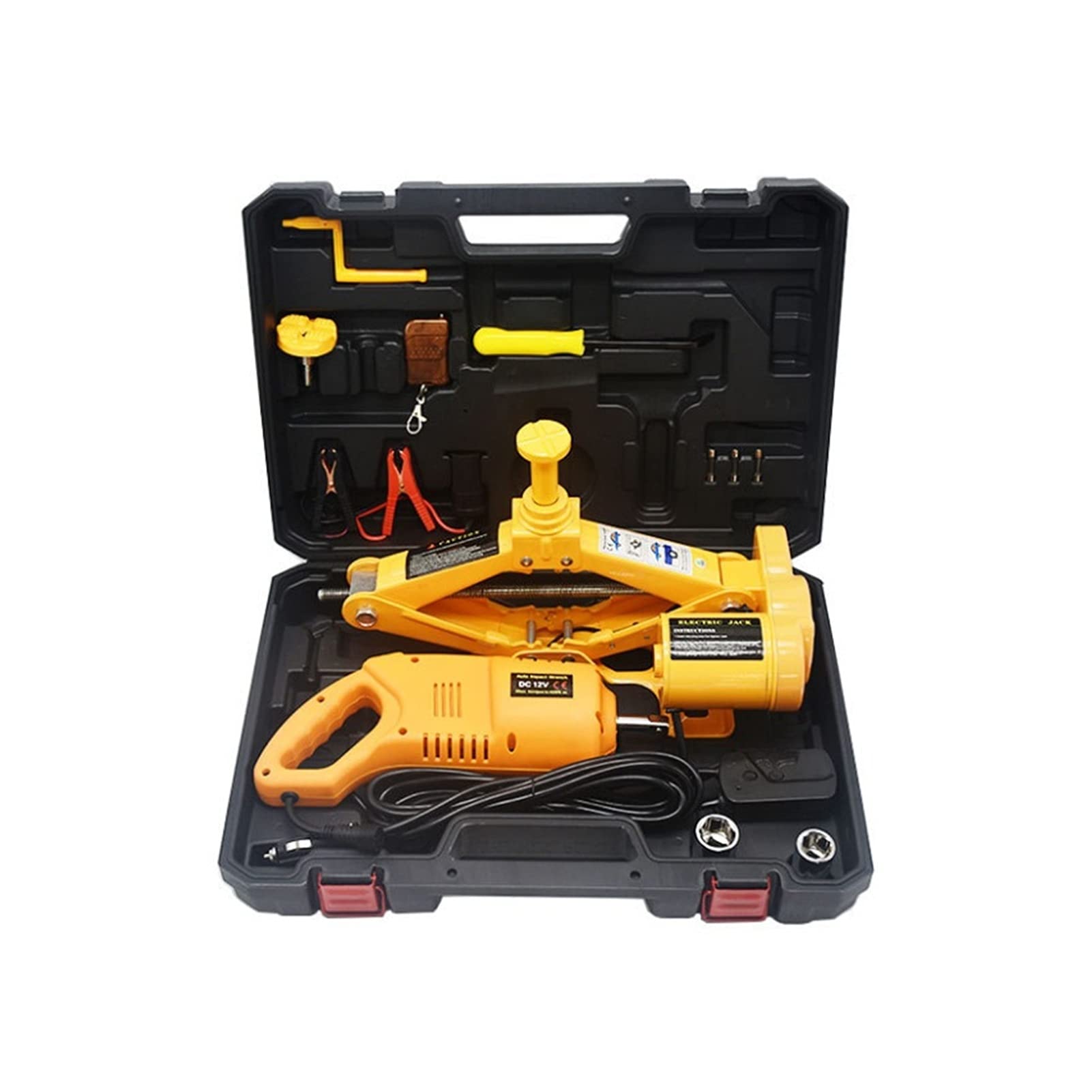 QUSYZD Trailer Jack, Electric Jack Machine Car 2.5T Wireless Wire-Controlled Portable SUV Tire Changing Tool,