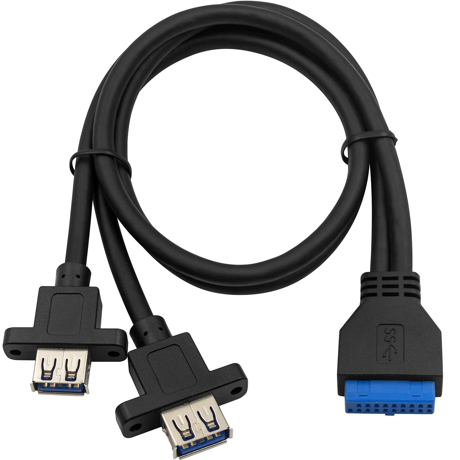 Front Usb Cable Connection Buy Duttek USB Front Panel Adapter Cable, USB3.0 Motoard Cables, Dual ...