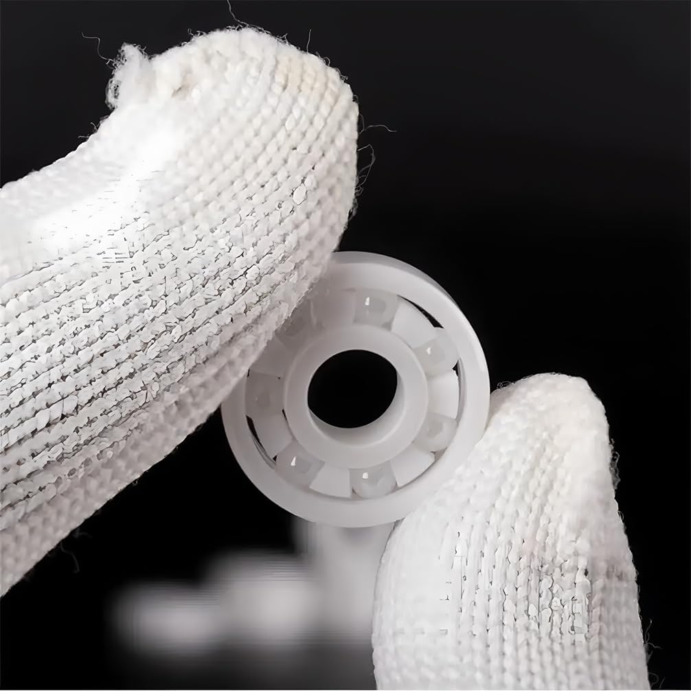 1 roulement à billes rainuré 638CE 8 mm x 28 mm x 9 mm en oxyde de zirconium entièrement en céramique, résistant aux hautes températures, étanche et inoxydable