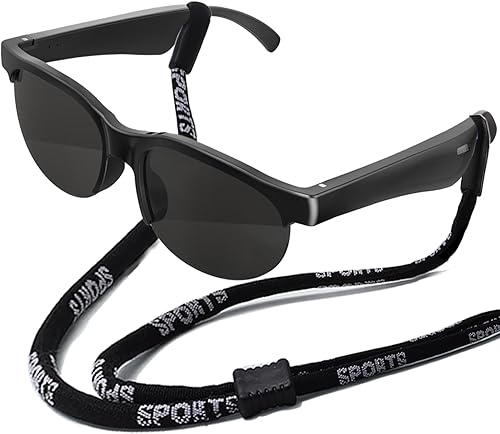 Lentes inteligentes, lentes de sol polarizados Bluetooth con micrófono de audio integrado y altavoces con oreja abierta, protección UV y control de