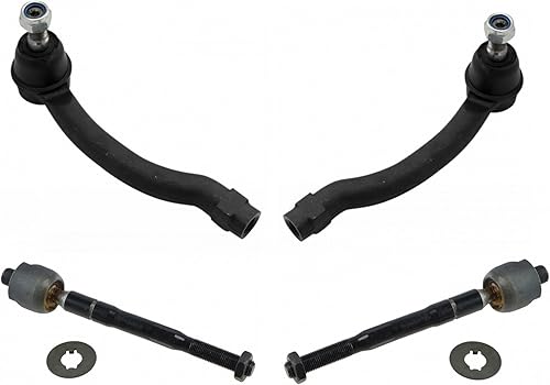 Miniatura 109 de TRQ Juego de varillas de acoplamiento delanteras interiores y exteriores, 4 piezas, compatibles con Toyota C-HR 2018-2021