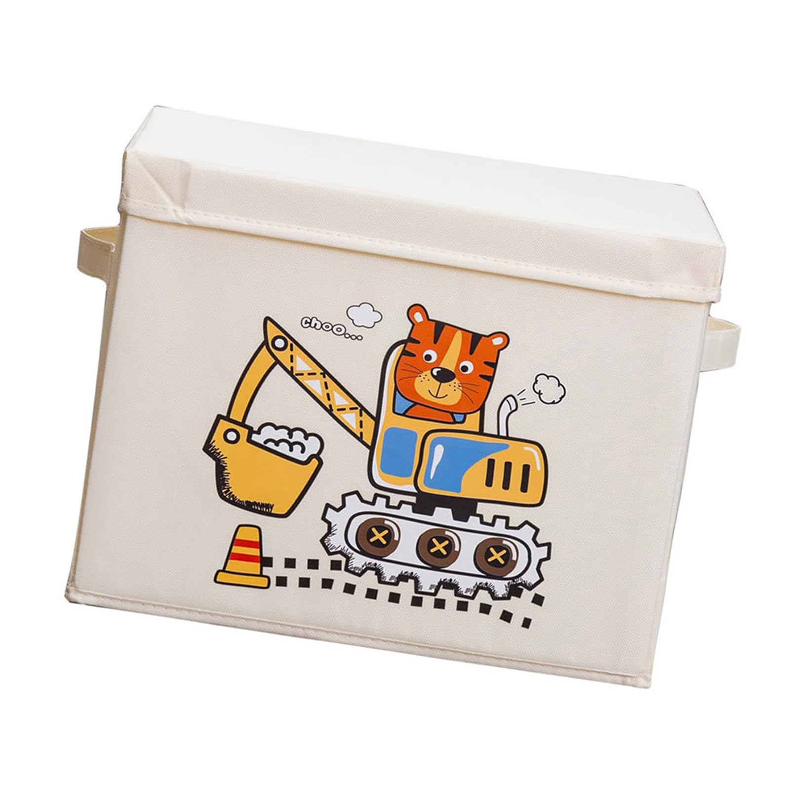 XAGMODSHN Playroom Organizers Systems Space Saving Toy Storage Box Foldable Box for Childrens Toy Clothes Cubes Storage Animal Motifs Bins Cubes Shelves