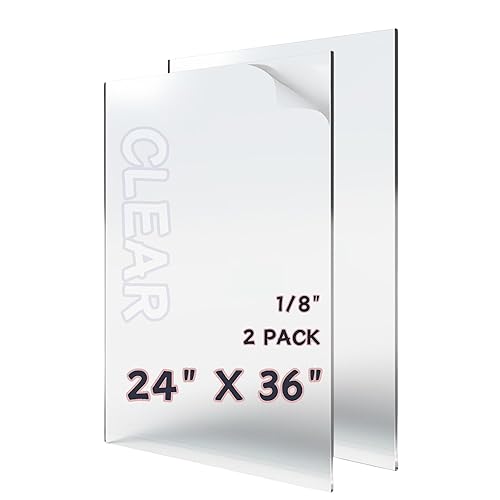 Miniatura 1 de Hojas de plexiglás de 8 x 12 y 18 pulgadas de grosor, paneles de vidrio cortados a medida, lámina acrílica transparente de 8 x 12, tablero acrílico,