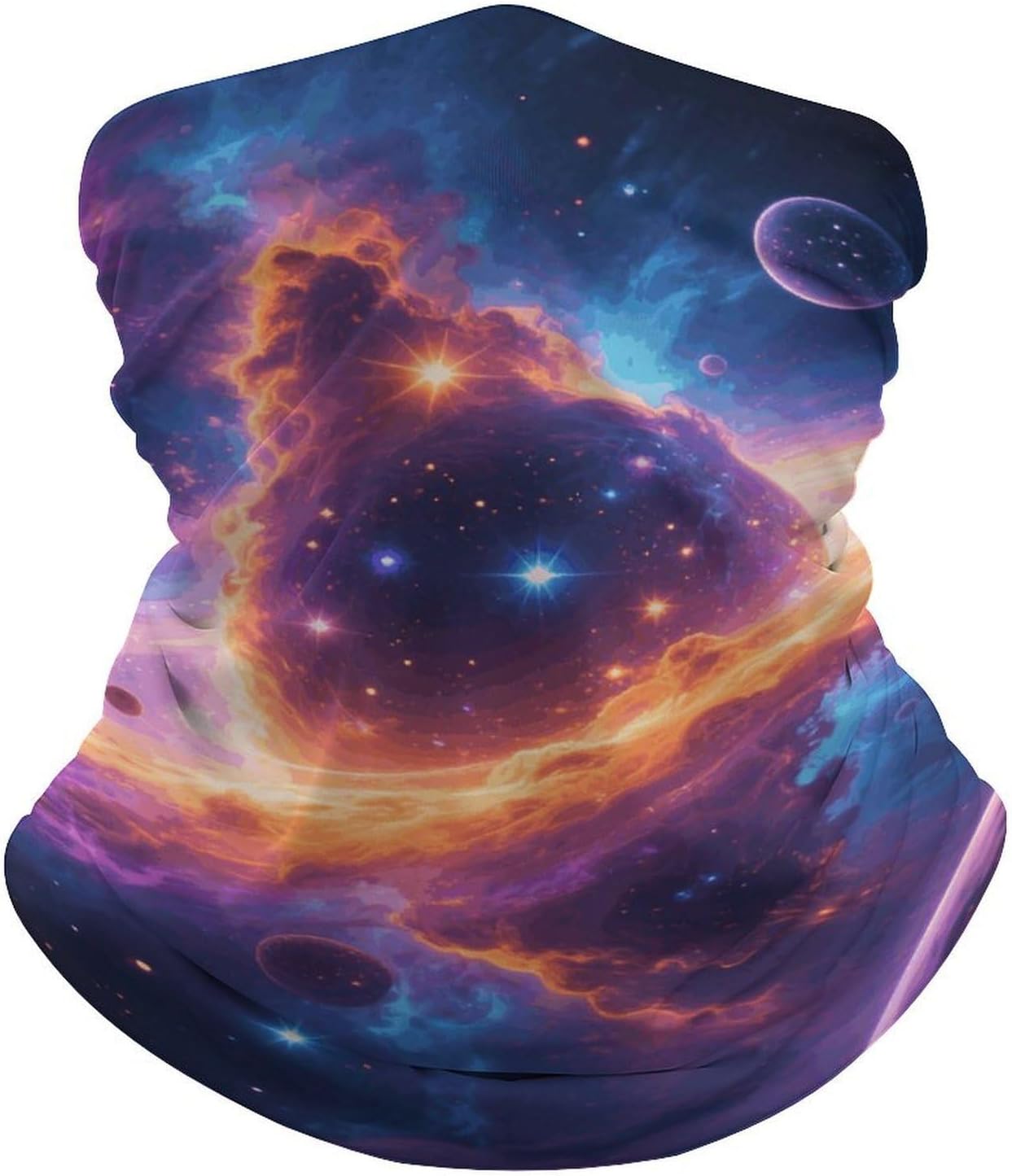 Cool Galaxy Nebula Cooling Headscarf Cooling Breathable Face Mask UV Protection Scarf Hiking Bandana