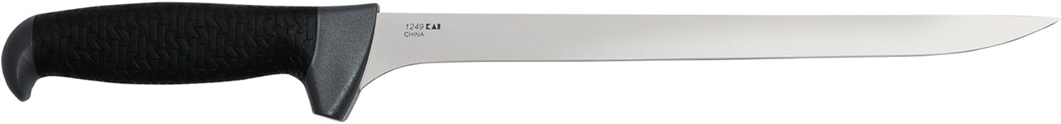 Kershaw 9.5" Narrow Fish Fillet Knife, Includes Protective Sheath, Fishing Fillet Knife for Meat,Black : Sports & Outdoors