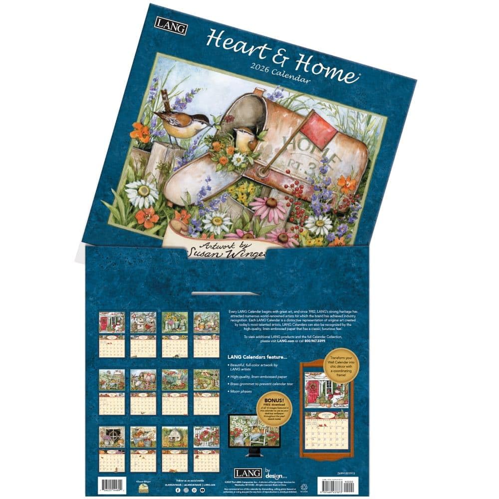 Buy 2026-2027 2-Year Planner LANG Heart & Home By Susan Winget, Pocket Month To View 26991071072 - View #8