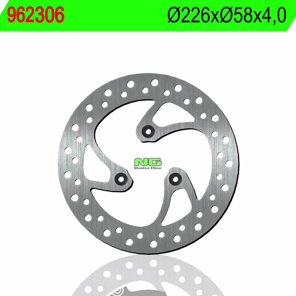 NG - 962306 : Disco De Freno 306 Ø226 X Ø58 X 4