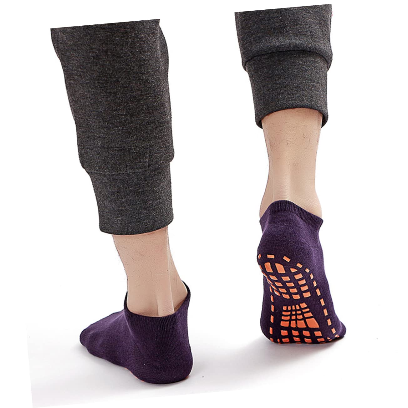 GALPADA 20 Paare Baumwollsocken Rutschfeste Junge Mädchen-bodensocken Junge Mädchen-yogasocken mit Sohlenverstärkung Unisex Yards Zufällige Farbe