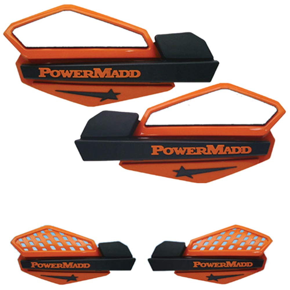 Amazon.com: PowerMadd 34205 Star Series Handguard - Orange/Black 