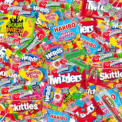 Image of Bulk Candy Variety Pack - 10 lb Candy - Candy Bulk Individually Wrapped Candy- Halloween Candies - Trick Or Treat Candies - Pinata Filler Stuffers - Pinata Candy Stuffers - Candy Party Favors