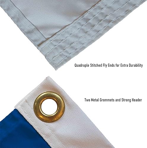 Miniatura 6 de WinCraft Bandera de Los Angeles Dodgers Logo Insignia de 3 x 5 pies con ojales