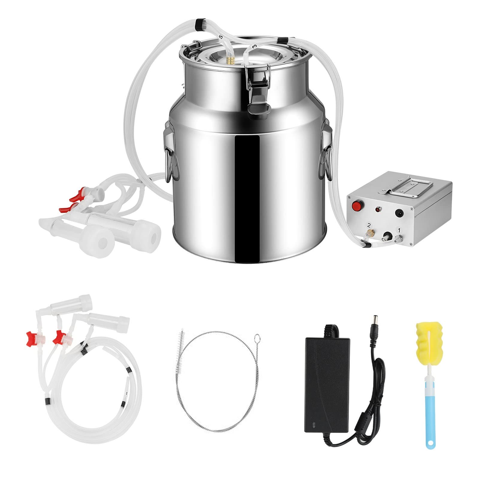 SENJINGHUA Pulsating Milking Machine, Speed Milking Machine Domestic Electric Adjustable Speed Milking Machine Cow Goat Sheep Milker(Color: for sheep)