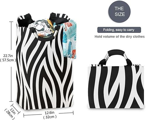 Miniatura 9 de Cesta de lavandería para la ropa sucia, bolsa plegable grande, impermeable, cesta de ropa con asa, duradera, vertical, bien sucia, para ropa,