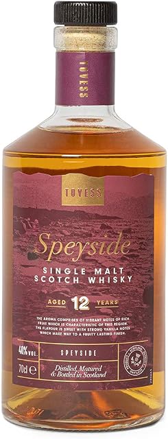 Tovess 12 Year Old Speyside Single Malt Scotch Whisky (70cl)