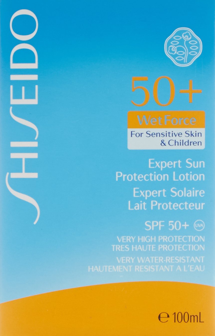 Shiseido Ultimate Sun Protection Lotion WetForce SPF 50 for Sensitive