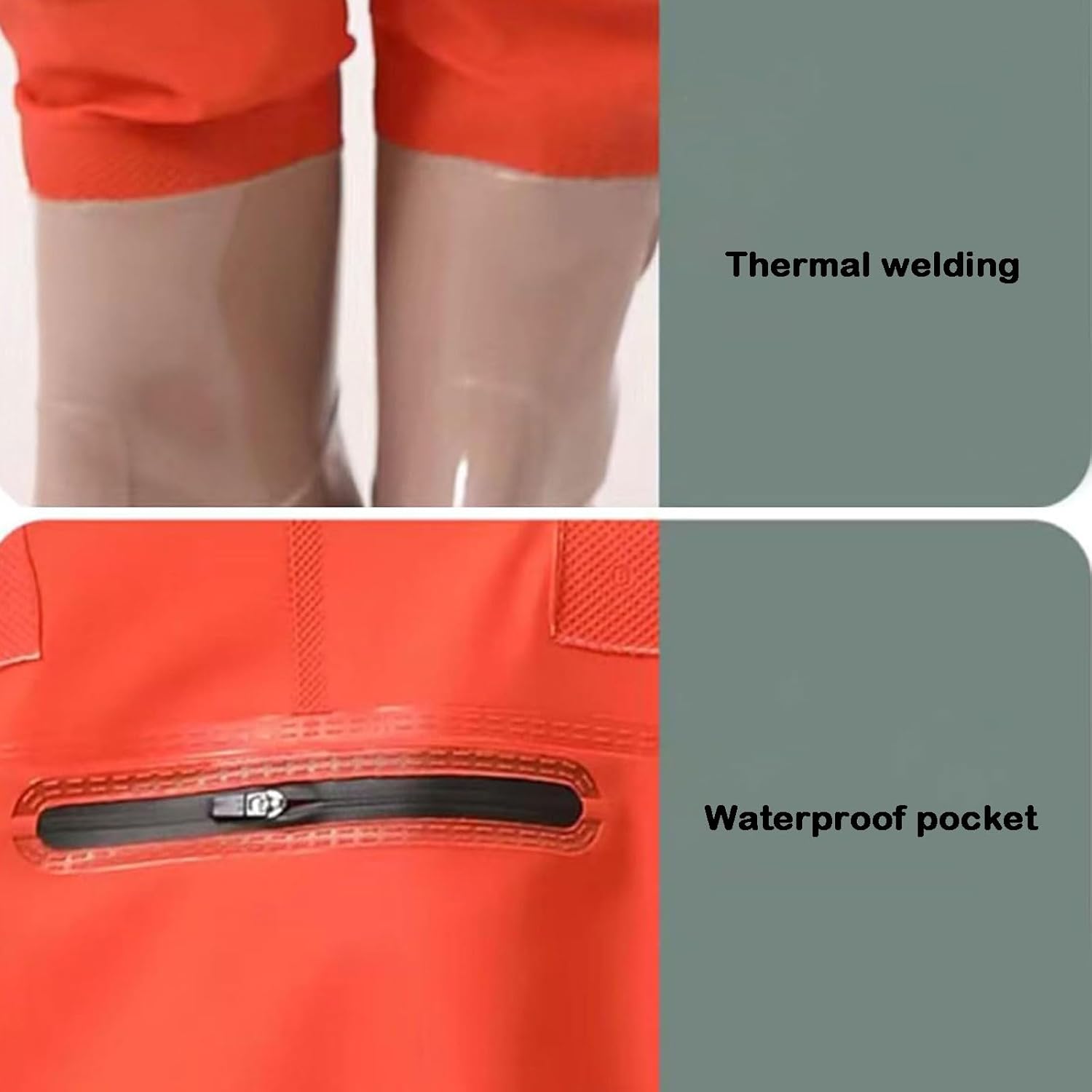 Waders for Women, Waders PVC Waterproof Lightweight Fishing Waders with Boots, Bootfoot Hunting Chest Waders for Water Work (Purple,36)