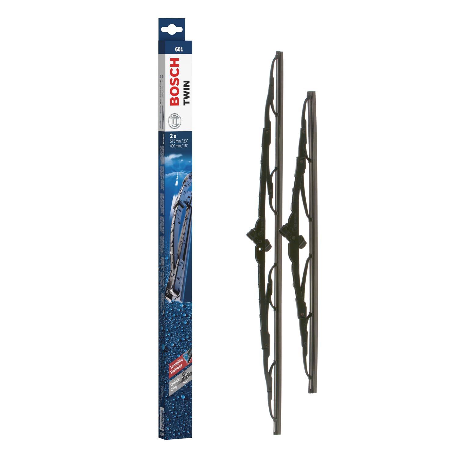 (5 pack) BOSCH Bosch Super Plus Conventional Blade Set 575/400mm [601]