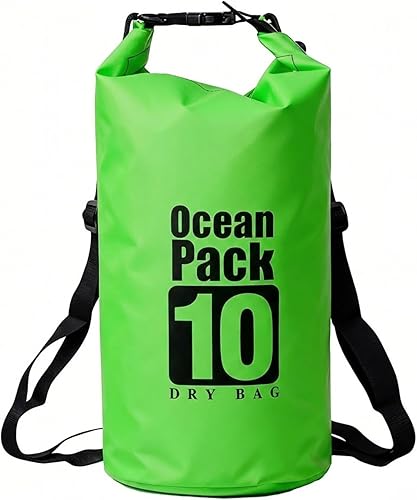 Bolsa seca flotante impermeable de 5L/10L/15L/20L para mujer, mochila seca ligera y duradera para kayak, natación, campamento, senderismo, suave y