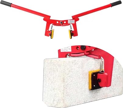 Manual Granite Slab Lifting Clamps, Adjustable Scissor Lifter Tool Roadside Special, Stone Holder Rock Carriers Kerb Tongs, Concrete Block GrabberS Opening 6-18 cm