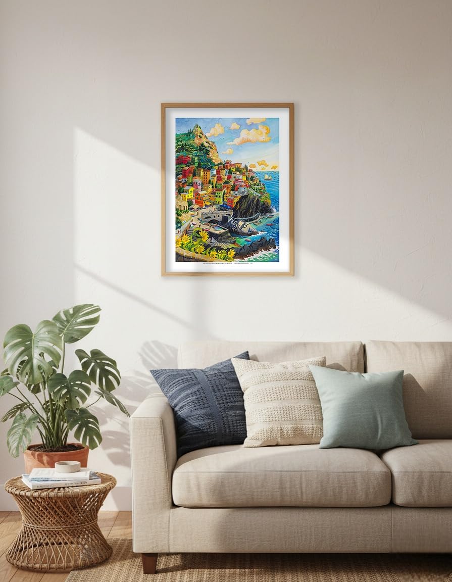 Amazon.com: Manarola Italy-Cinque Terre Coastal Town - Italian