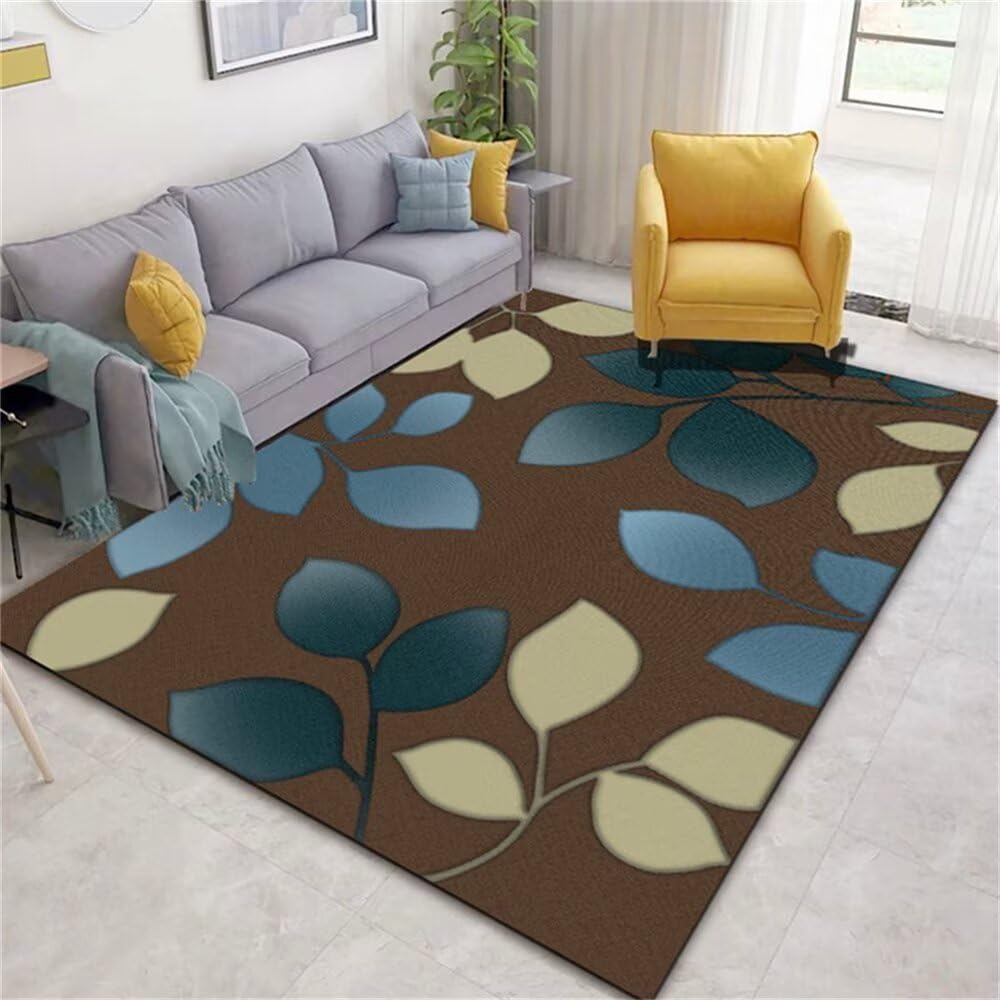 Tapis oriental bleu de salon accessoires de décoration haut de gamme 200X260CM