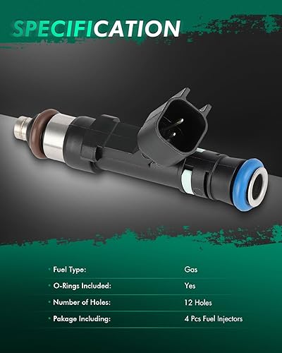 Miniatura 263 de Inyectores de combustible SCITOO de 4 agujeros aptos para 2006-2009 para Volvo para C70 2.5L, 2001-2003 2005-2009 para Volvo para S60 2.4L