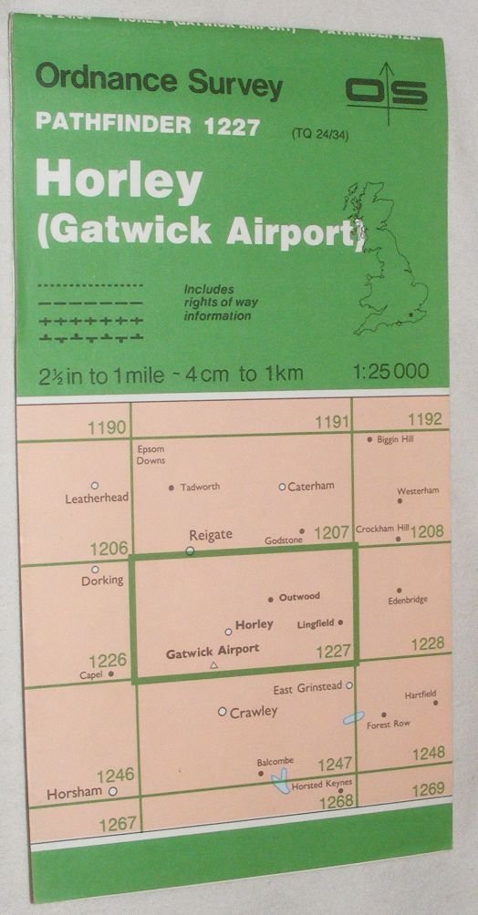 Horley (Gatwick Airport) (Sheet 1227 (TQ24/34)) (Pathfinder maps)