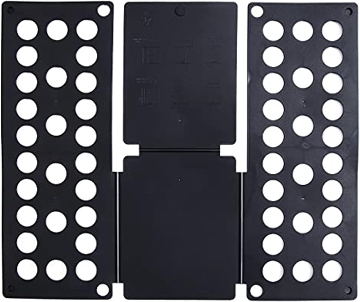 BIZS Camiseta De La Camiseta Carpeta Plegable Plegable Flip Doblado Organizador De Lavandería Fácil Y Rápido para Los Niños (Color : Negro, Tamaño : 40 48 cm)