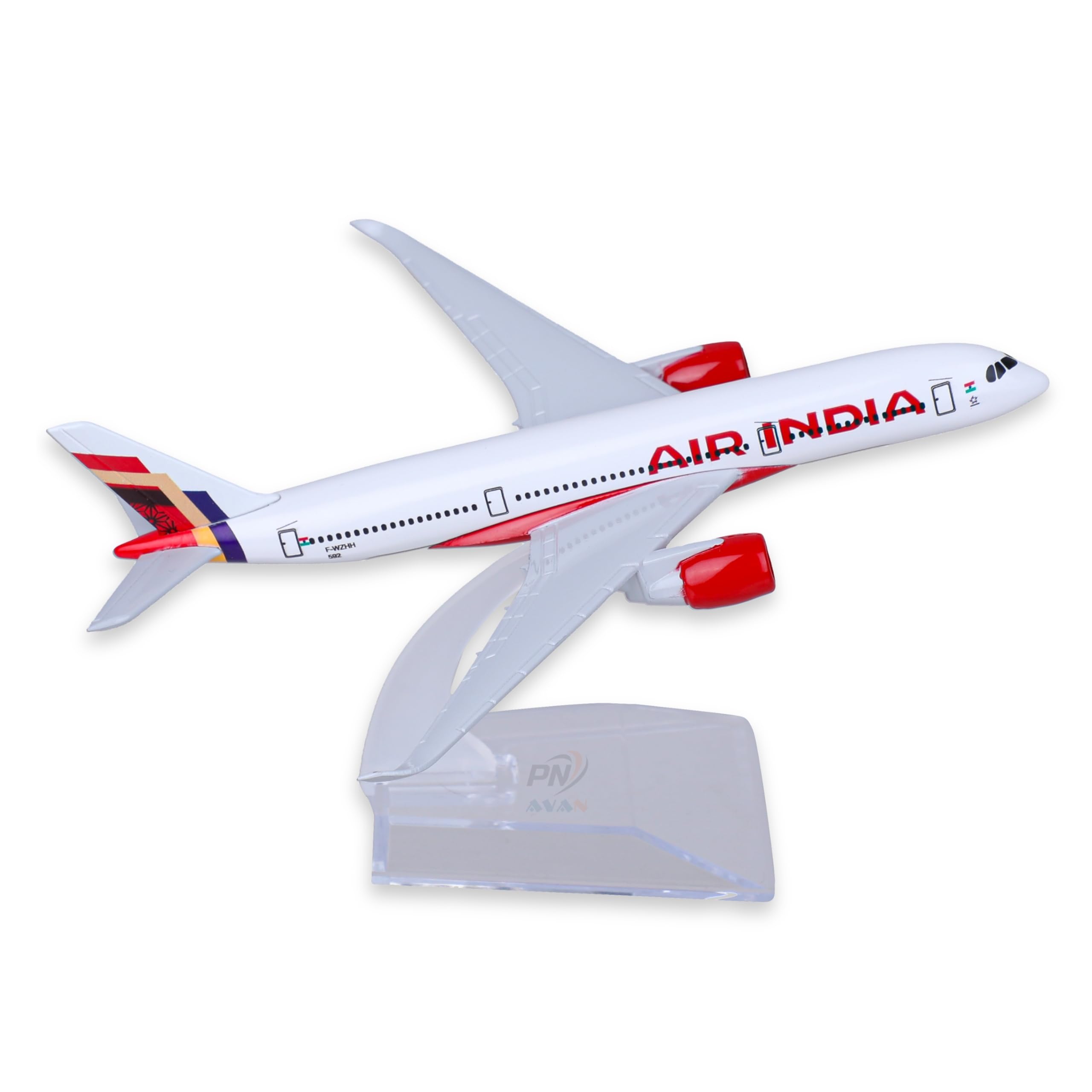 Diecast Aeroplane Scale Model only for Display, Size -16 cm-A80 ((New Air India)-image-18