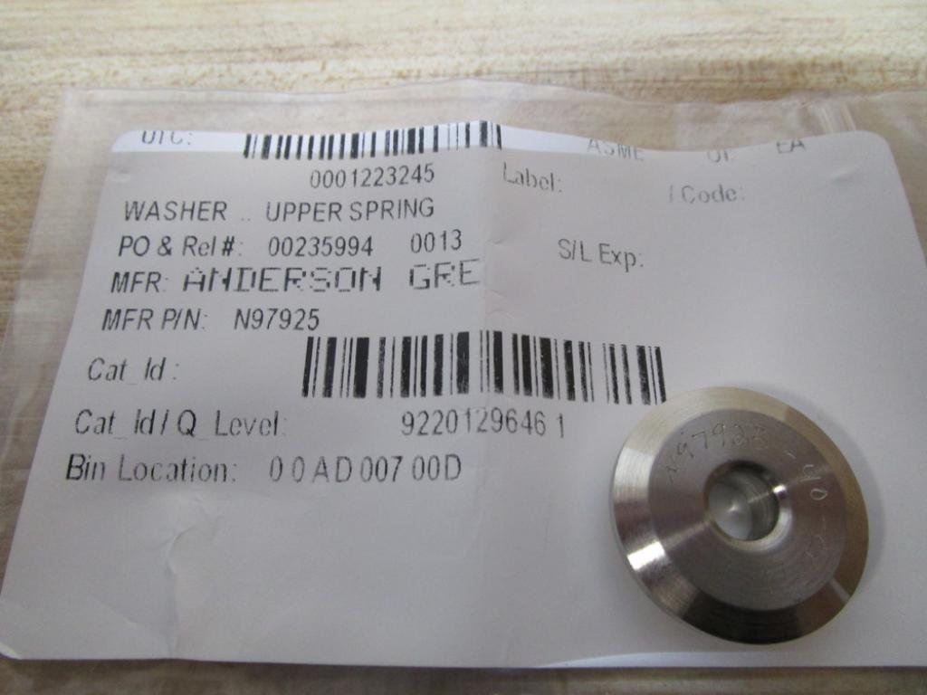 N97925 Washer Upper Spring