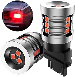 3157 LED Bulb Red, 12V Super Bright LED Brake light Bulb For 3057 4057 3156 3056 3457, Suit For Tail Light Bulb, Turn Signal Light Bulb (2 Pack)